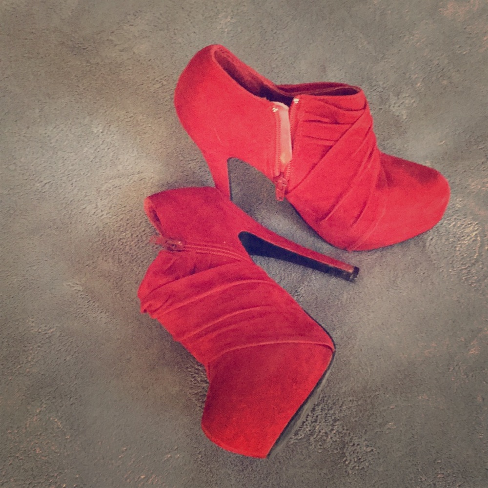 Red Heeled booties